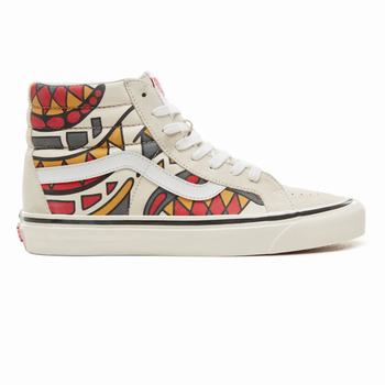 Vans Anaheim Factory Sk8-Hi 38 - Miesten Korkeavartiset tennarit - Valkoinen